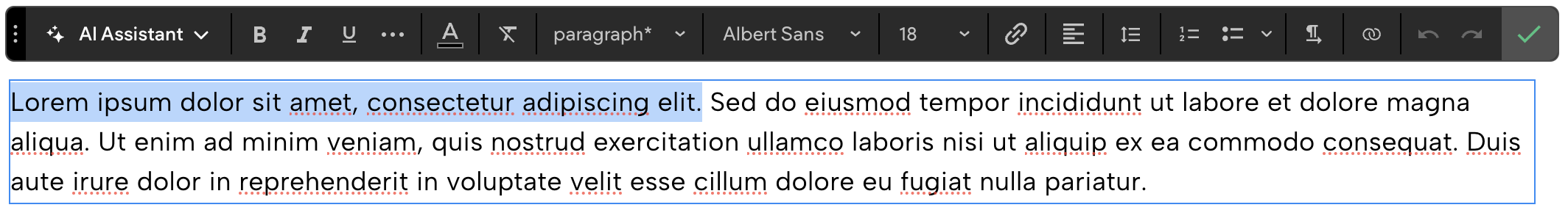 Texte d'exemple mis en évidence.