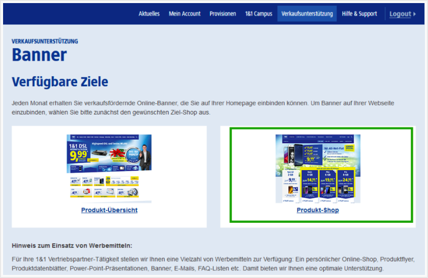Two product listings placed side by side. Right side product listing is outlined in green.